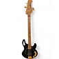 Used Ernie Ball Music Man Stingray HH 4 String Black and Gold Electric Bass Guitar