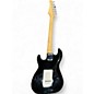 Used Silvertone St Style Black Solid Body Electric Guitar