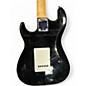 Used Silvertone St Style Black Solid Body Electric Guitar