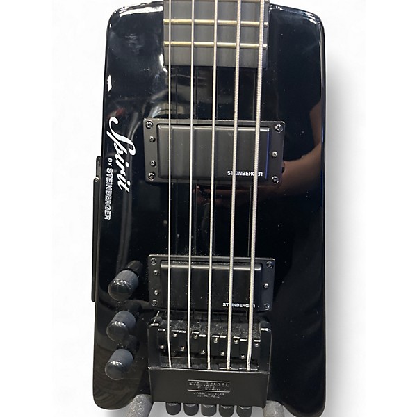 Used 2020s Steinberger SPIRIT Black Electric Bass Guitar
