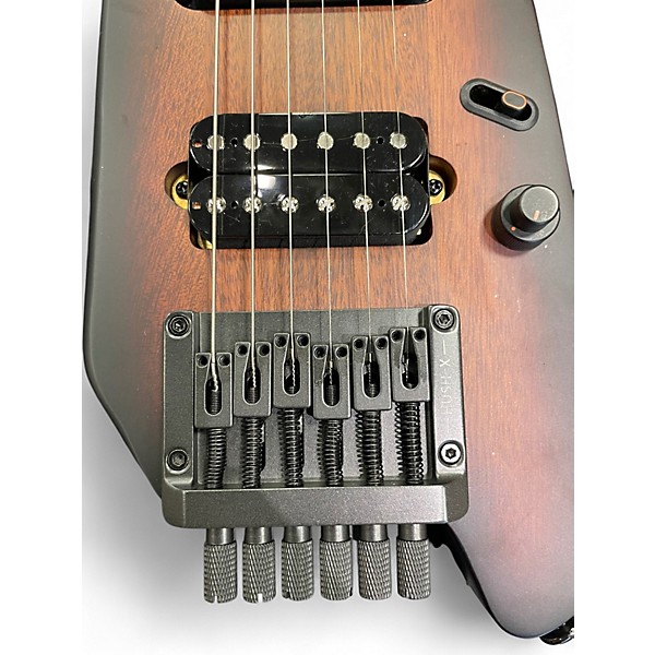 Used Donner Hush-X Brown Sunburst Electric Guitar