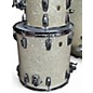 Used Ludwig 3 Piece Classic Maple Vintage White Drum Kit