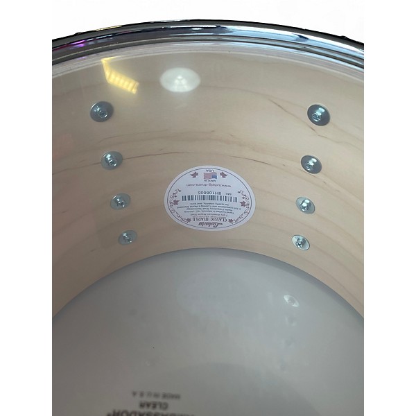 Used Ludwig 3 Piece Classic Maple Vintage White Drum Kit
