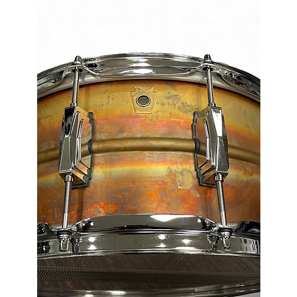 Used Ludwig 14X6.5 Raw Bronze Natural Drum