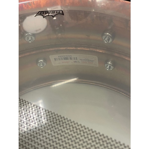 Used Ludwig 14X6.5 Raw Bronze Natural Drum
