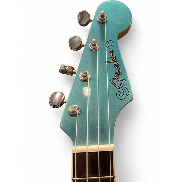 Used Fender Fullerton Ukelele Blue Acoustic Guitar