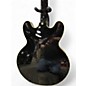 Used Epiphone ES355 CUSTOM Ebony Hollow Body Electric Guitar