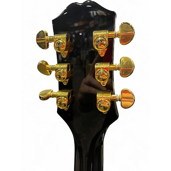 Used Epiphone ES355 CUSTOM Ebony Hollow Body Electric Guitar