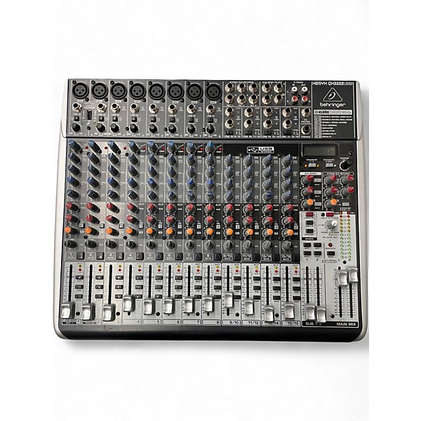 Used Behringer XENYX QX1222USB Unpowered Mixer