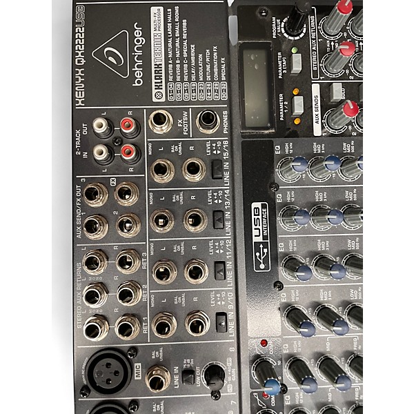 Used Behringer XENYX QX1222USB Unpowered Mixer