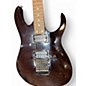Vintage 1990s Ibanez rg570 Trans Brown Solid Body Electric Guitar