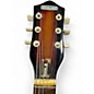 Vintage 1968 Silvertone 1418 3 Color Sunburst Hollow Body Electric Guitar