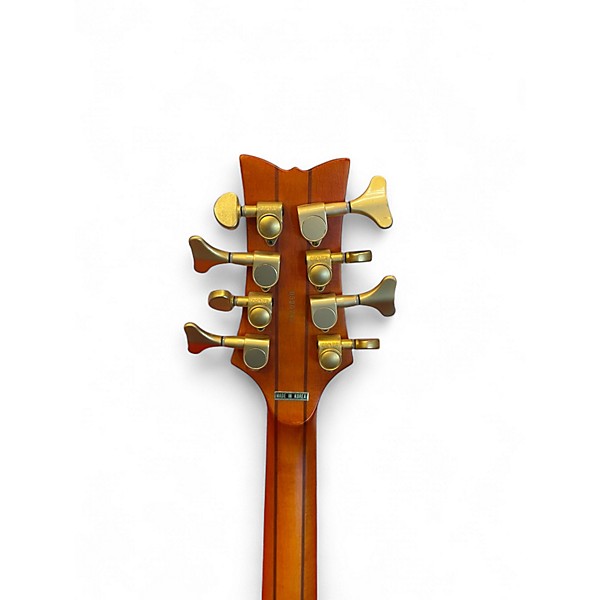 Used Schecter Guitar Research Stiletto Studio-8 Honey Burst Electric Bass Guitar