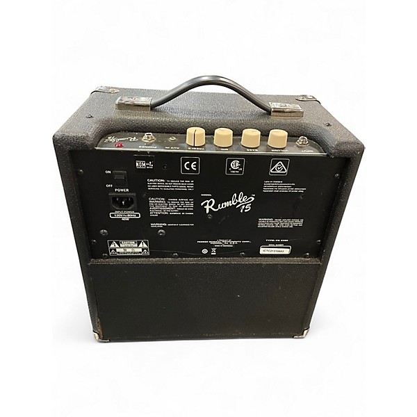 Used Fender Rumble 15 15W 1X8 Bass Combo Amp