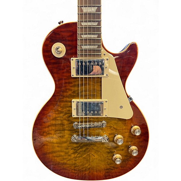 Used Epiphone Les Paul Standard 1960s Quilt Cherry Solid Body Electric Guitar