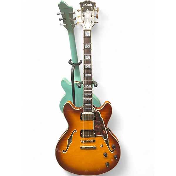 Used D'Angelico Excel DC XT Vintage Sunburst Hollow Body Electric Guitar