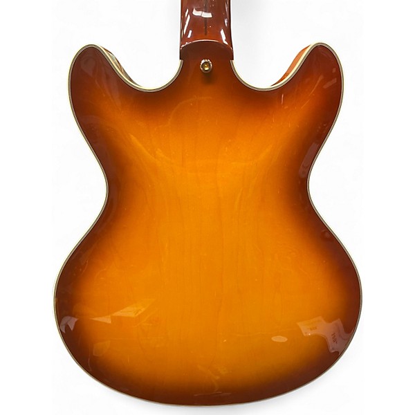 Used D'Angelico Excel DC XT Vintage Sunburst Hollow Body Electric Guitar