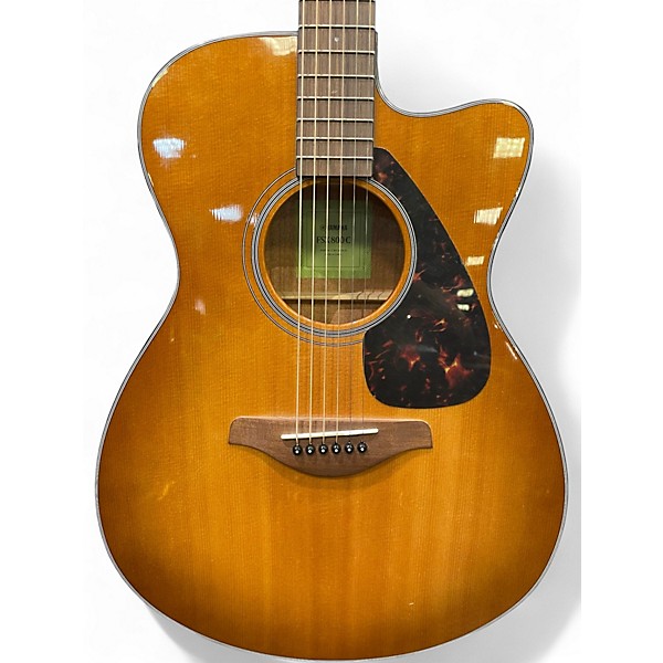 Used Yamaha FSX800C Sandburst Acoustic Electric Guitar