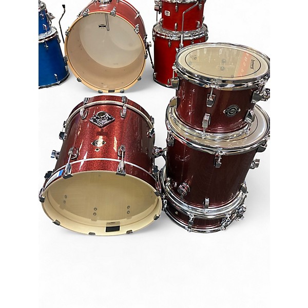 Used Ludwig 4 Piece Breakbeats By Questlove Chrome Red Metallic Drum Kit