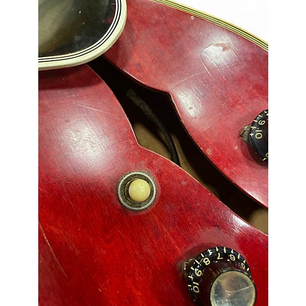 Vintage 1962 Gibson ES-355 Mono Cherry Hollow Body Electric Guitar
