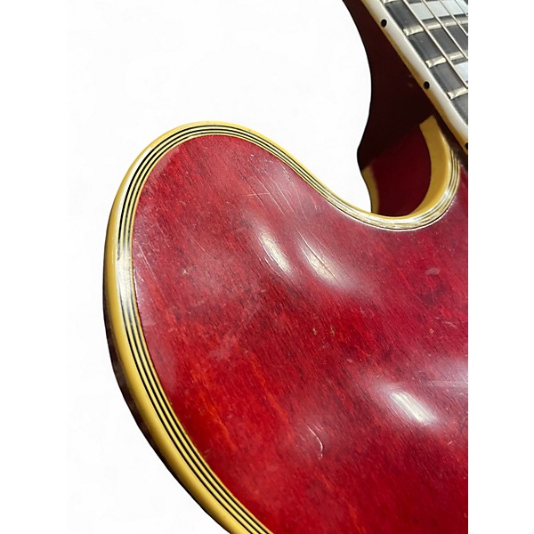 Vintage 1962 Gibson ES-355 Mono Cherry Hollow Body Electric Guitar
