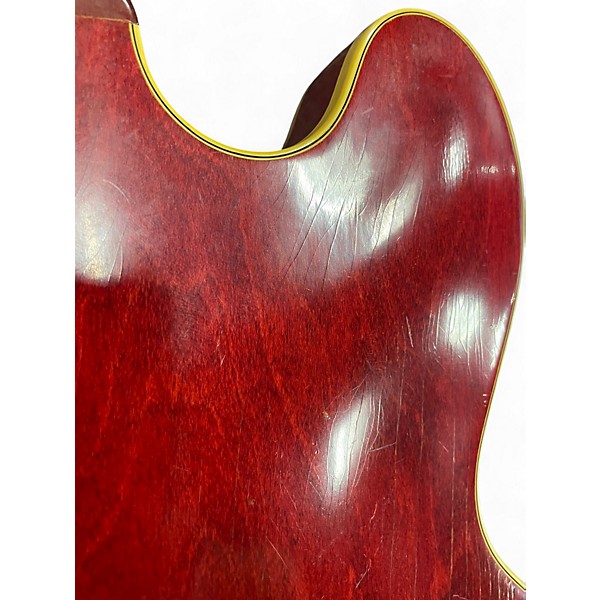 Vintage 1962 Gibson ES-355 Mono Cherry Hollow Body Electric Guitar