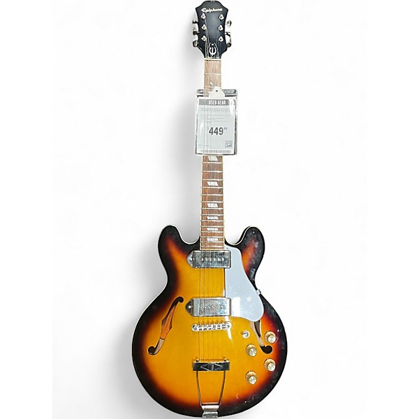 Used Epiphone Casino Coupe Vintage Sunburst Hollow Body Electric Guitar