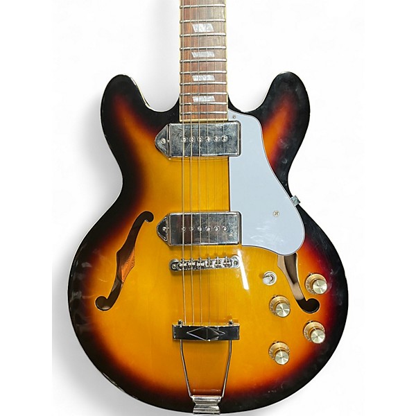 Used Epiphone Casino Coupe Vintage Sunburst Hollow Body Electric Guitar