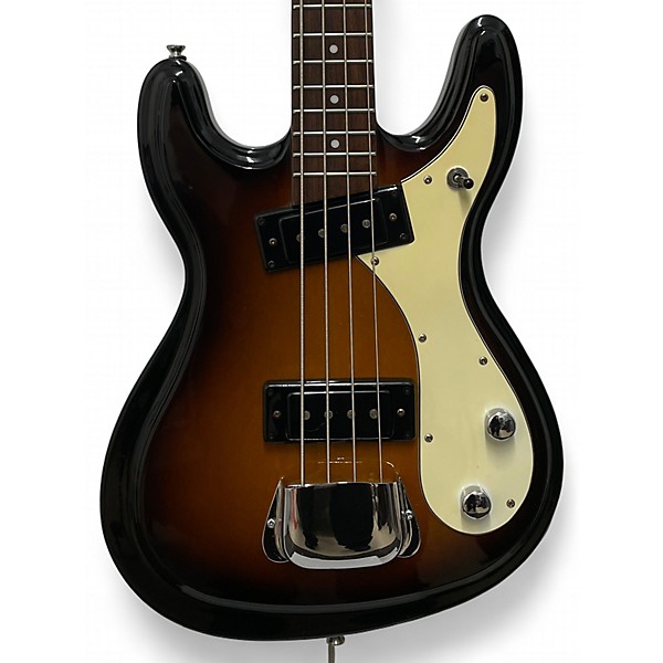 Used Eastwood HI FLYER UNIVOX Tobacco Electric Bass Guitar
