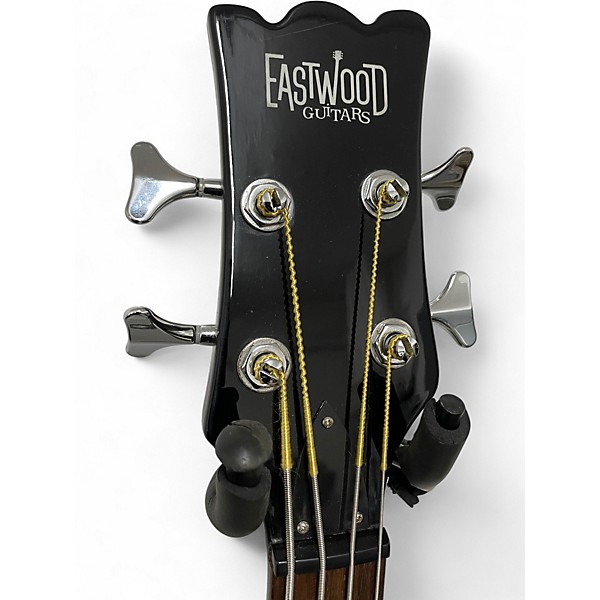 Used Eastwood HI FLYER UNIVOX Tobacco Electric Bass Guitar