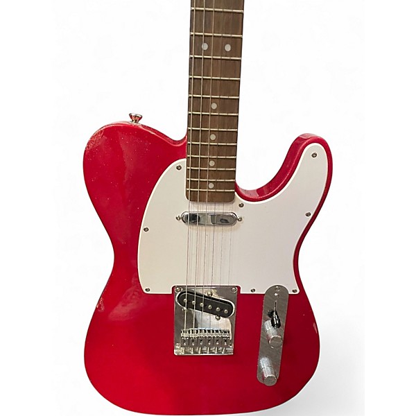 Used Squier BULLET TELLECASTER Red Solid Body Electric Guitar
