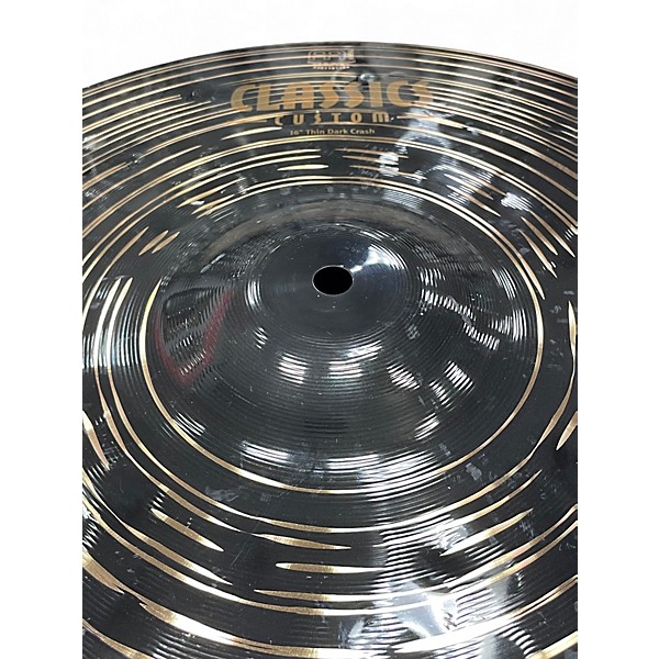 Used MEINL 16in Classics Custom Dark Thin Crash Cymbal