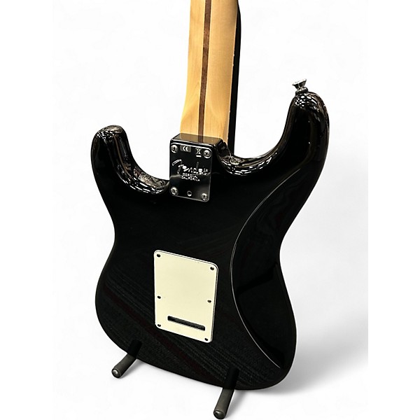 Used Fender American Stratocaster HSS Black Solid Body Electric Guitar