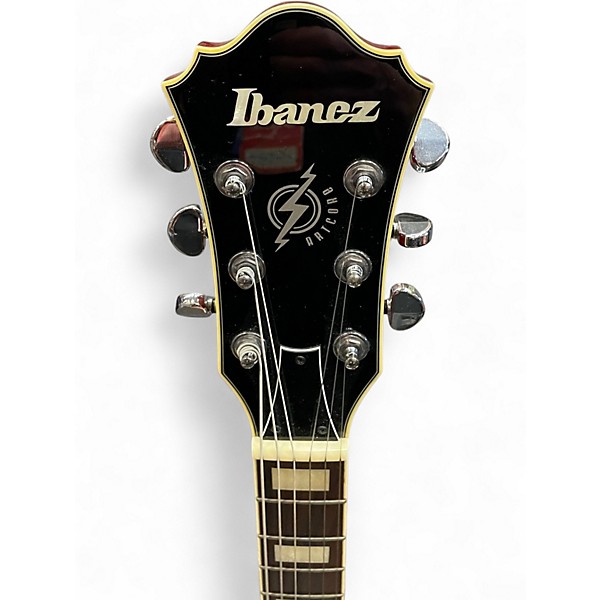 Used Ibanez AF75D Orange Hollow Body Electric Guitar