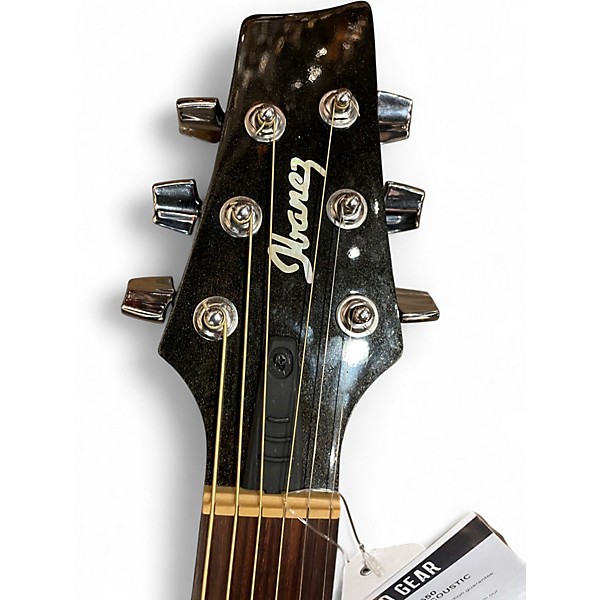 Used Ibanez MSC550 Montage Black Acoustic Electric Guitar