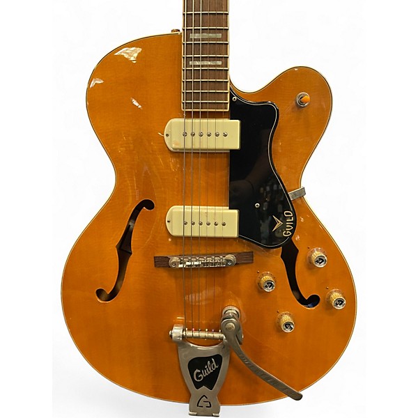 Used Guild X175b Blonde Hollow Body Electric Guitar