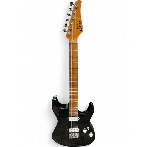 Used Suhr Standard Custom Black Solid Body Electric Guitar