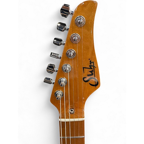 Used Suhr Standard Custom Black Solid Body Electric Guitar