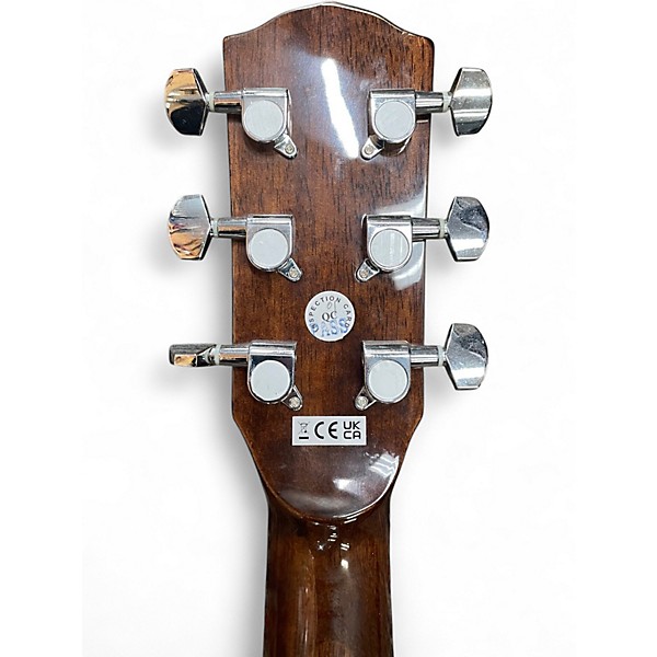 Used Fender CD60SCE LH Natural Acoustic Guitar
