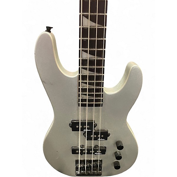 Used Jackson JS1X CONCERT MINION Silver Electric Bass Guitar