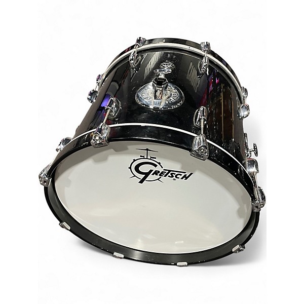 Used Gretsch Drums 4 Piece Renown Black Drum Kit