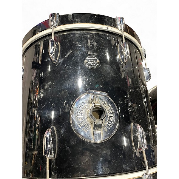 Used Gretsch Drums 4 Piece Renown Black Drum Kit