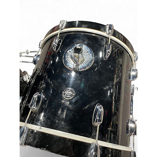 Used Gretsch Drums 4 Piece Renown Black Drum Kit