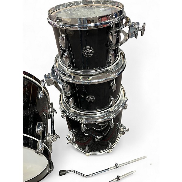 Used Gretsch Drums 4 Piece Renown Black Drum Kit
