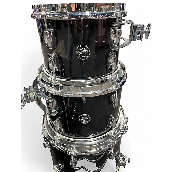 Used Gretsch Drums 4 Piece Renown Black Drum Kit