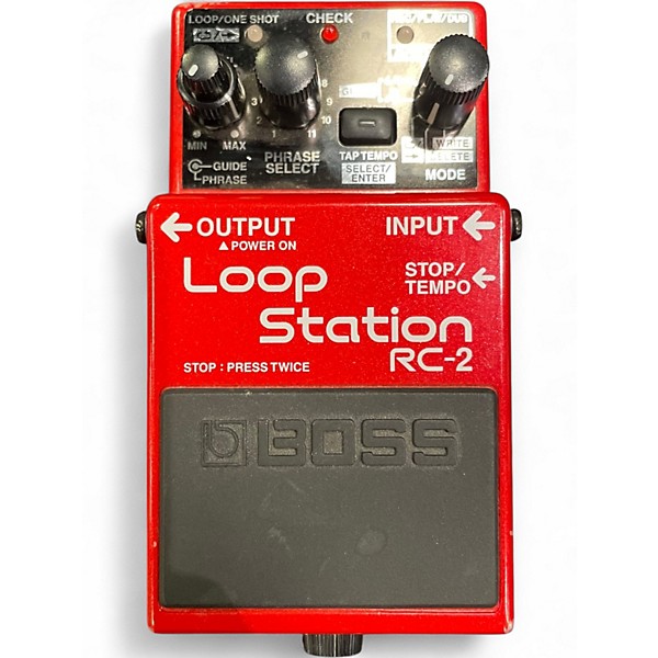 Used BOSS RC2 Loop Station Pedal