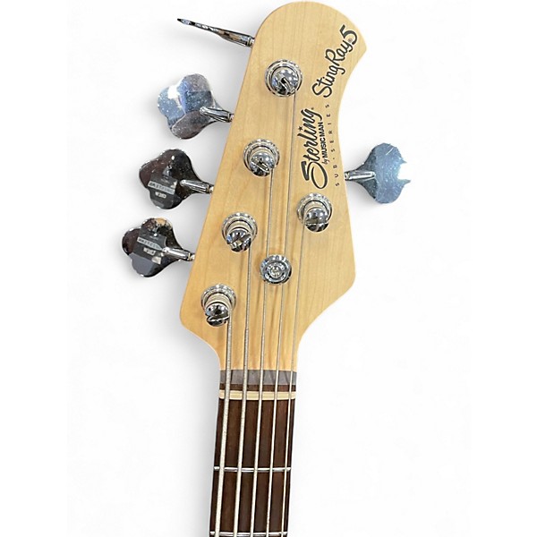 Used Sterling by Music Man Ray5 5 String 2 Color Sunburst Electric Bass Guitar