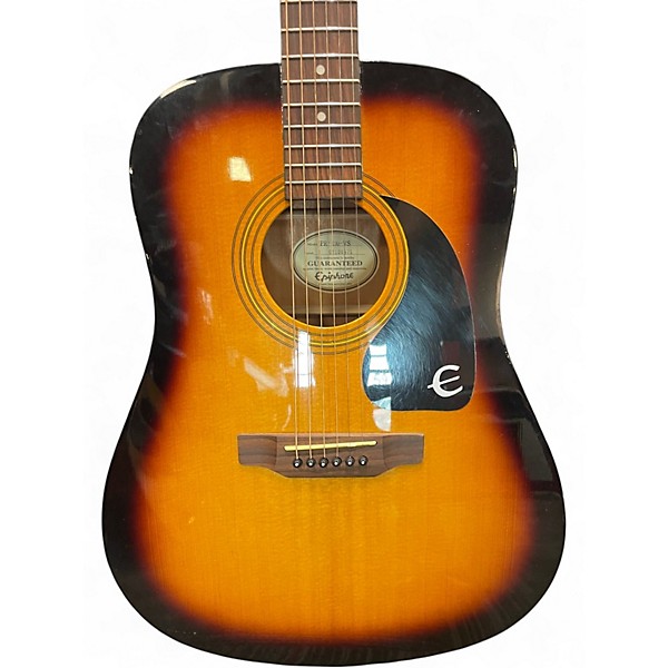 Used Epiphone pr-100 2 Color Sunburst Acoustic Guitar