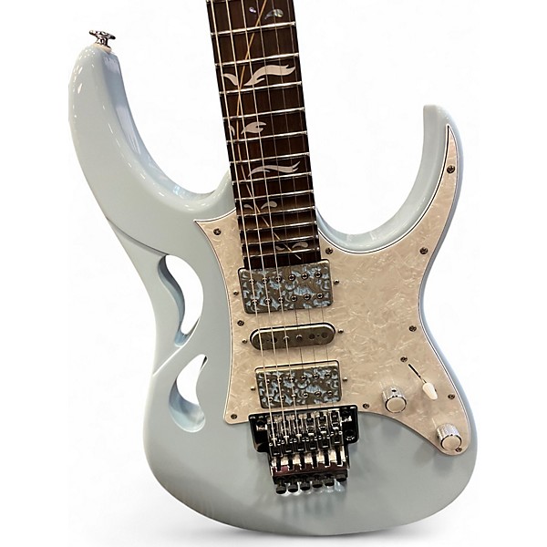 Used Ibanez PIA3761 Blue Solid Body Electric Guitar