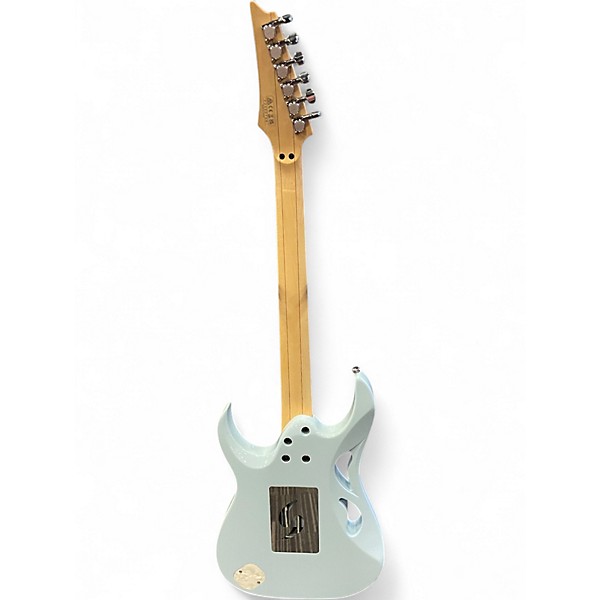Used Ibanez PIA3761 Blue Solid Body Electric Guitar